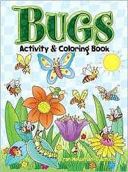 Bugs Activity and Coloring Book by Fran Newman-D'Amico: Book Cover