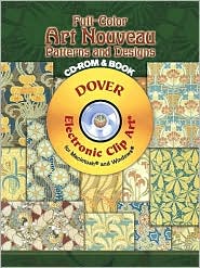 Full-Color Art Nouveau Patterns and Designs CD-ROM and Book by Rene Beauclair: Item Cover