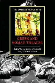 The Cambridge Companion to Greek and Roman Theatre by Marianne McDonald: Book Cover