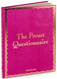 The Proust Questionnaire by William C. Carter: Book Cover