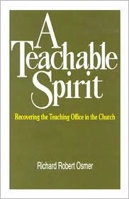 A Teachable Spirit by Richard Robert Osmer: Book Cover