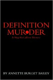 Definition Murder by Annette Burget Bailey: Book Cover