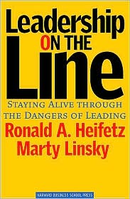 Leadership on the Line by Ronald A. Heifetz: Book Cover
