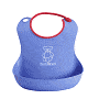 Product Image. Title: BabyBjrn Soft Bib - Blue