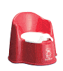 Product Image. Title: Baby Bjorn Red Potty Chair