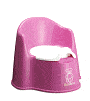 Product Image. Title: Baby Bjorn Pink Potty Chair