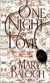 One Night for Love by Mary Balogh: Book Cover