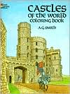 Castles of the World Coloring Book by Albert Gary Smith: Book Cover