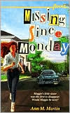 Missing Since Monday by Ann M. Martin: Book Cover