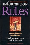 Information Rules by Carl Shapiro: Book Cover