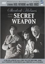 Sherlock Holmes and the Secret Weapon with Basil Rathbone: DVD Cover