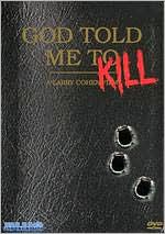 God Told Me To with Tony Lo Bianco: DVD Cover