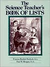 The Science Teacher's Book of Lists by Frances Bartlett Barhydt M.A.: Book Cover
