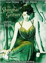 The Shanghai Gesture with Gene Tierney: DVD Cover