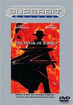 The Mask of Zorro with Antonio Banderas: DVD Cover
