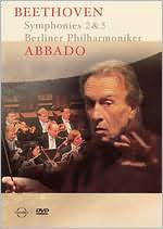 Claudio Abbado/Berliner Philharmoniker: Beethoven - Symphonies 2 & 5: DVD Cover