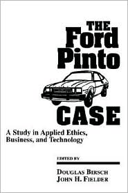 The Ford Pinto Case by Douglas Birsch: Book Cover