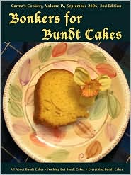 Bonkers for Bundt Cakes by C. S. Pothitt: Book Cover