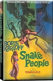 Snake People with Boris Karloff: DVD Cover