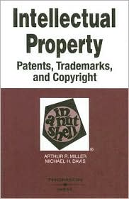 Intellectual Property in a Nutshell by Arthur R. Miller: Book Cover