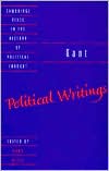 Kant by Immanuel Kant: Book Cover