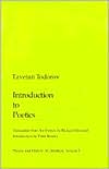 Introduction to Poetics Theory and History of Literature Series