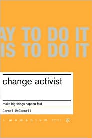 Change Activist by Carmel McConnell: Book Cover