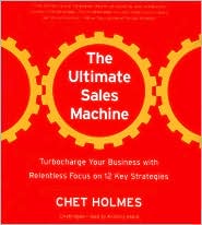 The Ultimate Sales Machine by Chet Holmes: CD Audiobook Cover