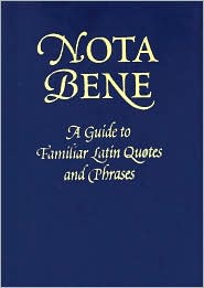 Nota Bene by Robin Langley Sommer: Book Cover