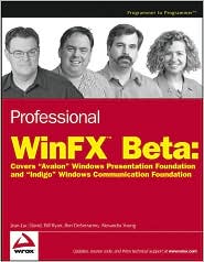 Professional WinFX Beta by Alexandra Young: Book Cover