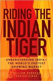 Riding the Indian Tiger by Ashish Sinha: Book Cover