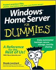 Windows Home Server for Dummies by Woody Leonhard: Book Cover