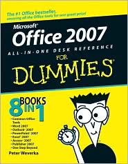 Office 2007 All-in-One Desk Reference For Dummies by Peter Weverka: Book Cover