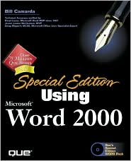 Special Edition Using Microsoft Word 2000 by Bill Camarda: Book Cover