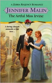 The Artful Miss Irvine by Jennifer Malin: Book Cover