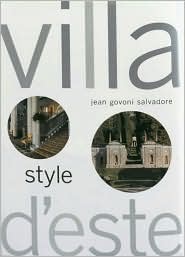 Villa d'Este Style by Jean Govoni Salvadore: Book Cover