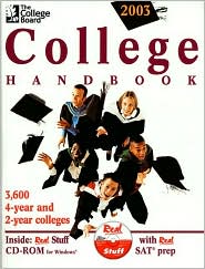 The College Board College Handbook 2003 by The College Board: Book Cover