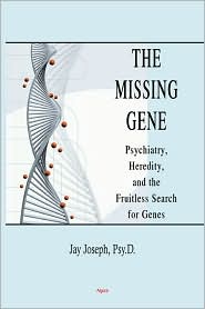Missing Gene by Jay Joseph: Book Cover