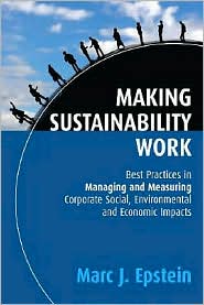 Making Sustainability Work by Marc J Epstein: Book Cover