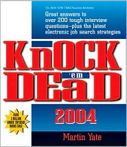 Knock Em Dead 2004 by Martin Yate: Book Cover