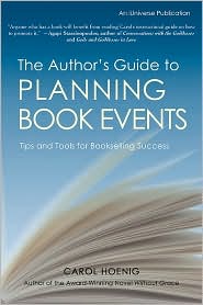 The Author's Guide to Planning Book Events by Carol Hoenig: Book Cover
