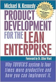 Product Development for the Lean Enterprise by Michael N. Kennedy: Book Cover