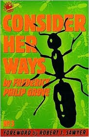 Consider Her Ways by Frederick Philip Grove: Book Cover