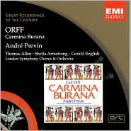 Orff: Carmina Burana by Andr� Previn: CD Cover