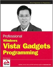Professional Windows Vista Gadgets Programming by Wei-Meng Lee: Book Cover