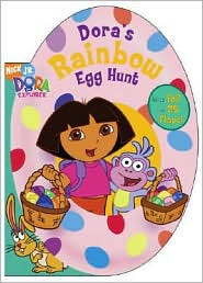 Dora's Rainbow Egg Hunt (Dora the Explorer Series) by Kirsten Larsen: Book Cover