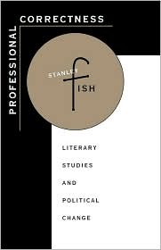 Professional Correctness by Stanley Fish: Book Cover