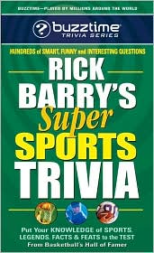 Rick Barry's Super Sports Trivia Game by Rick Barry: Book Cover