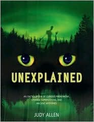 Unexplained by Judy Allen: Book Cover