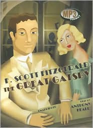 The Great Gatsby by F. Scott Fitzgerald: CD Audiobook Cover